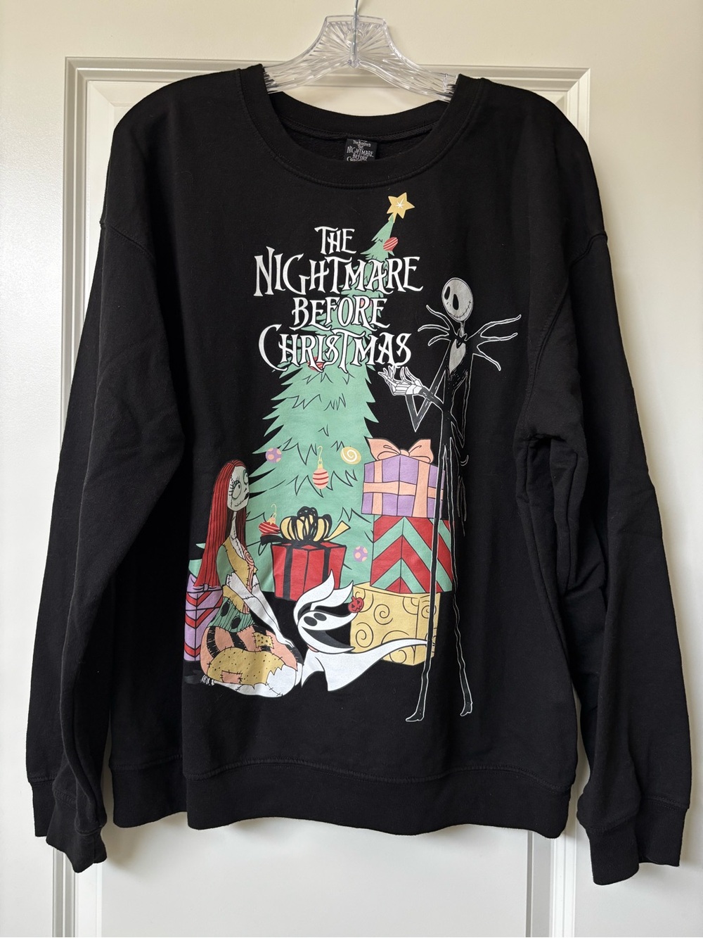 The Nightmare Before Christmas Black Graphic Sweatshirt